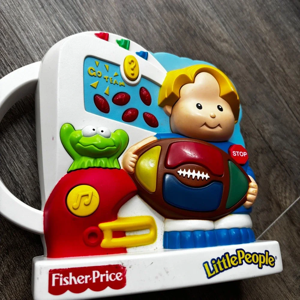 Fisher-Price Little People FP-713 Electronic Toy White 2000 Mattel AS-IS